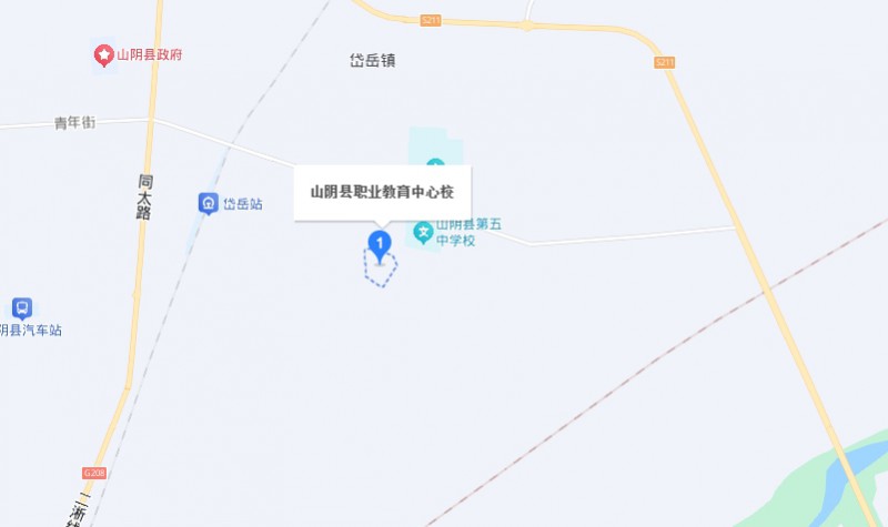 山陰縣職業(yè)教育中心校地址，乘車路線
