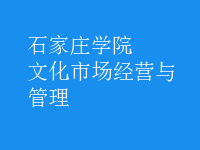 文化市場(chǎng)經(jīng)營(yíng)與管理