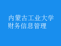 財務(wù)信息管理