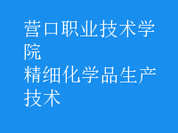 精細化學品生產(chǎn)技術