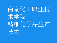 精細化學品生產(chǎn)技術