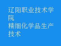 精細化學品生產(chǎn)技術