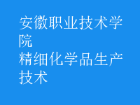 精細化學品生產(chǎn)技術
