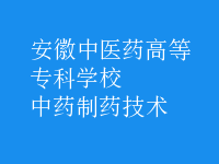 中藥制藥技術
