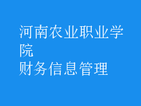 財務(wù)信息管理