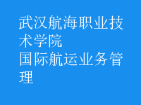 國(guó)際航運(yùn)業(yè)務(wù)管理