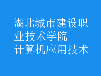 計算機應(yīng)用技術(shù)