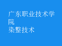 染整技術