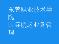國(guó)際航運(yùn)業(yè)務(wù)管理
