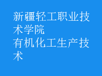 有機化工生產(chǎn)技術