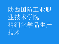 精細化學品生產(chǎn)技術